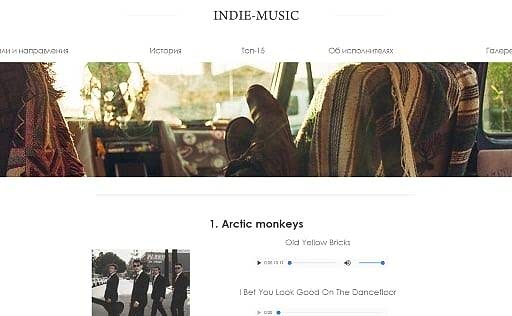 Сайт «Indie-Music»